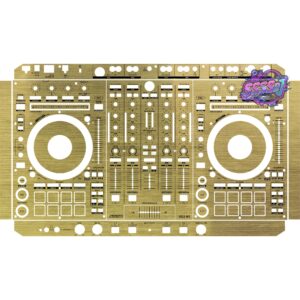 DDJ-RX Brushed Gold Gloss DJ Controller Skin