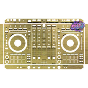 DDJ-SX Brushed Gold Gloss DJ Controller Skin