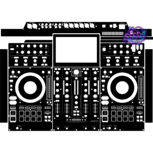 Denon DJ Prime 4 Black Integrated DJ System Skin