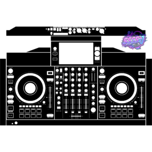 Denon DJ SC Live 4 Black Integrated DJ System Skin