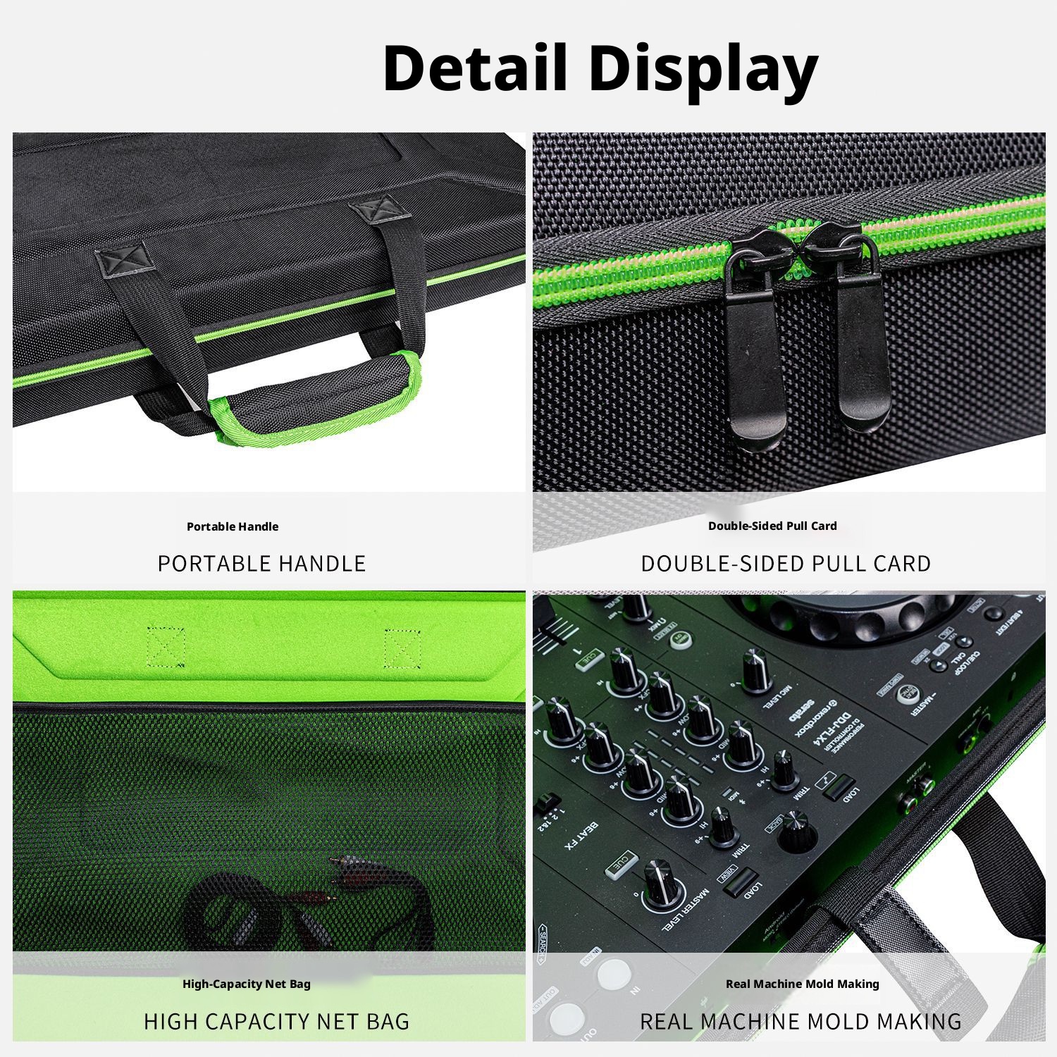 DJ controller carrying case for DDJ-FLX4 DDJ-400 SB2 and RB detail view 9