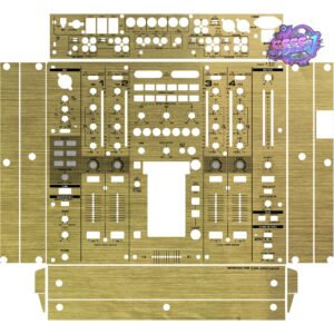 DJM-2000NXS Brushed Gold Gloss DJ Mixer Skin