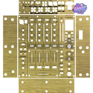 DJM-750 Brushed Gold Gloss DJ Mixer Skin