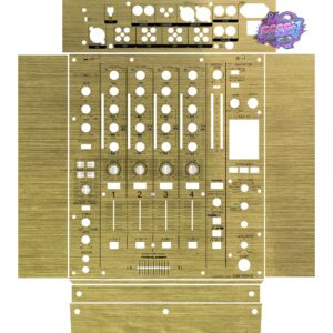 DJM-750MK2 Brushed Gold Gloss DJ Mixer Skin