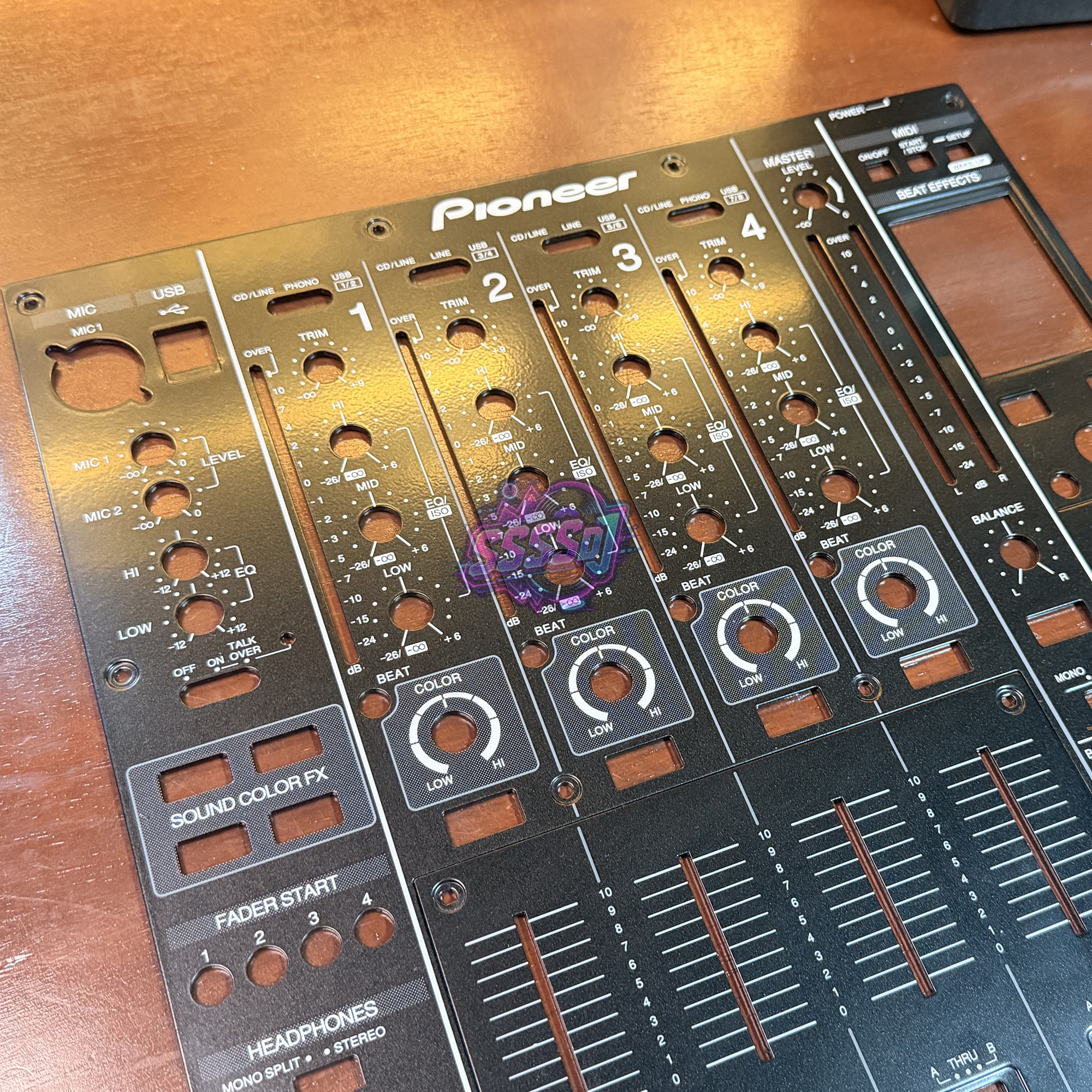DJM-850 Replacement Mixer Faceplate Panel
