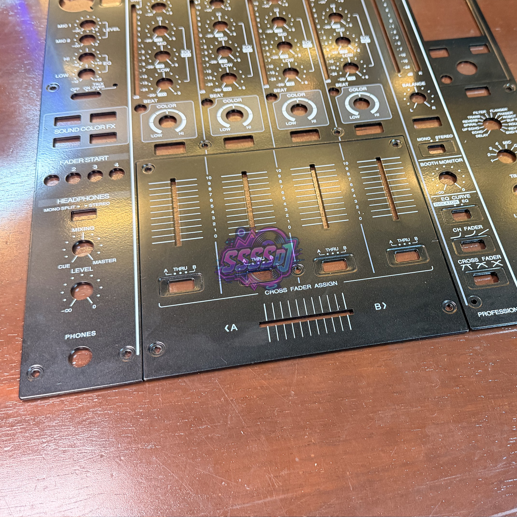 DJM-850 Replacement Mixer Faceplate Panel
