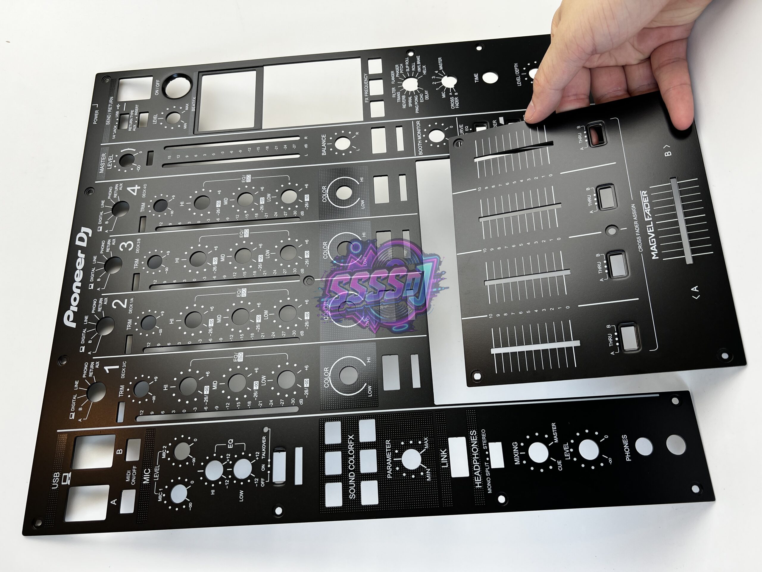 DJM-900NXS2 Replacement Mixer Faceplate Panel