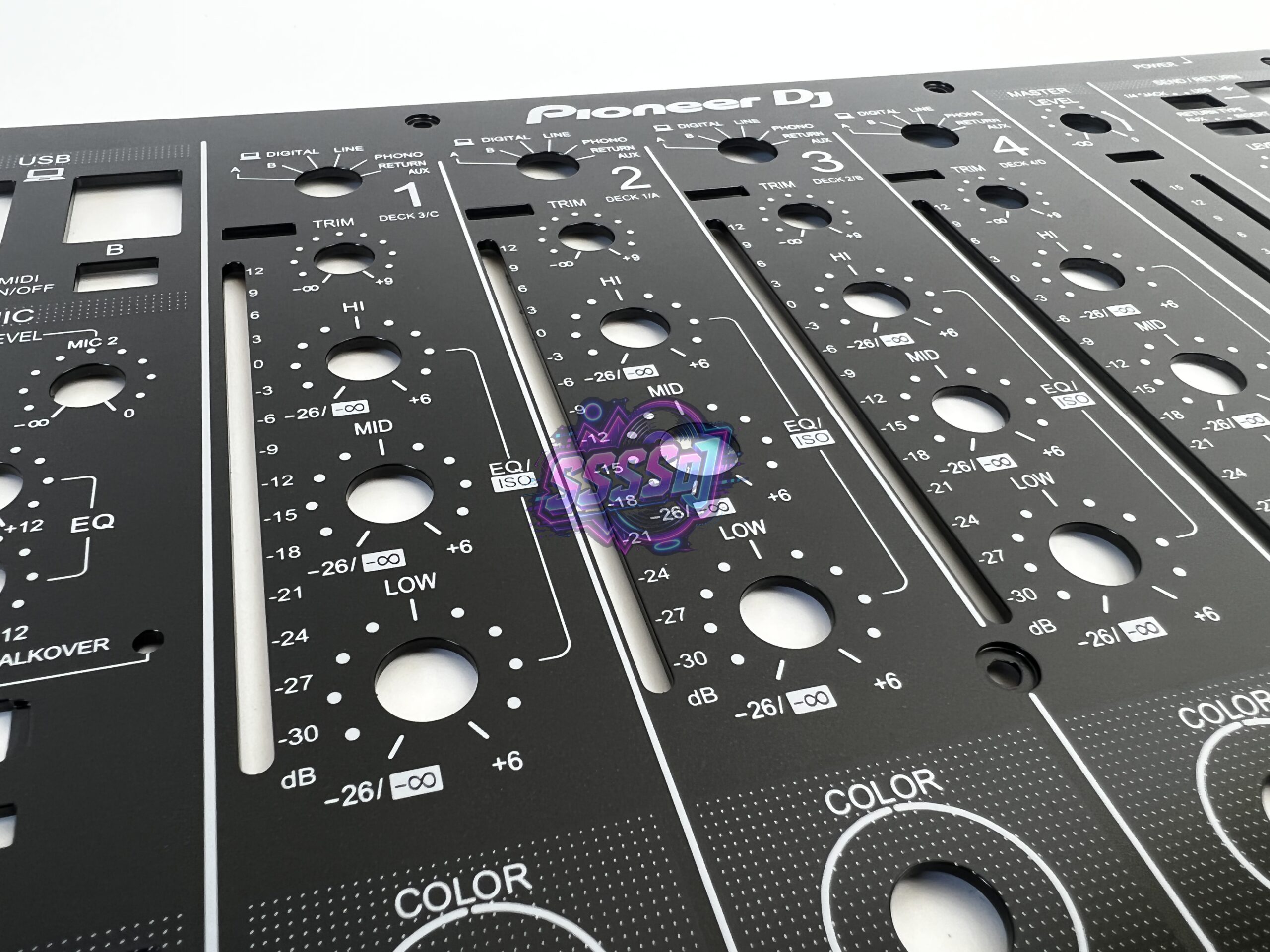DJM-900NXS2 Replacement Mixer Faceplate Panel