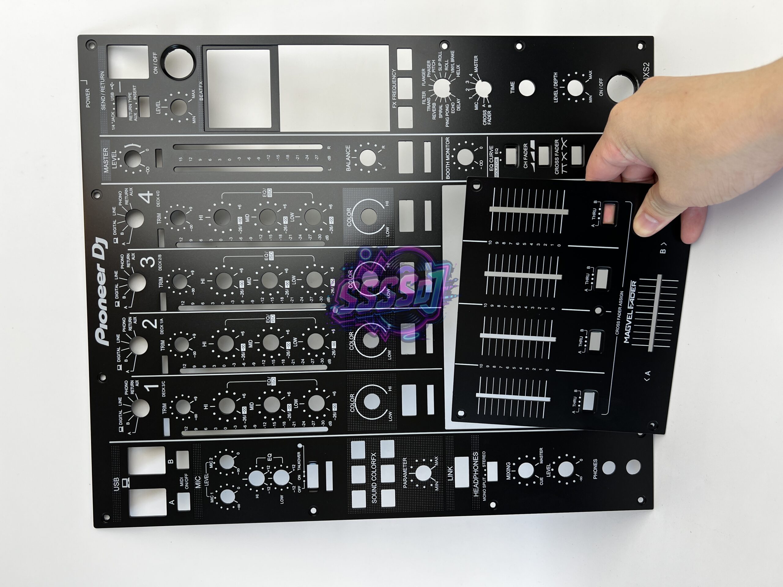 DJM-900NXS2 Replacement Mixer Faceplate Panel