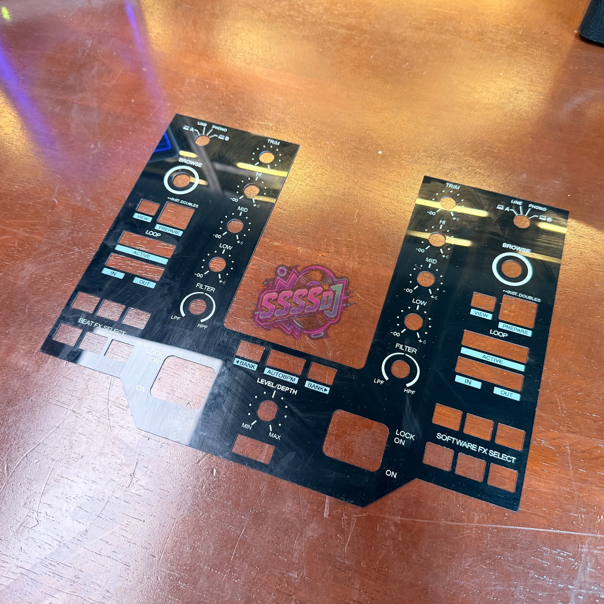 DJM-S11 Acrylic Upper Faceplate Panel