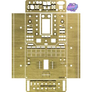 DJM-S11 Brushed Gold Gloss DJ Mixer Skin