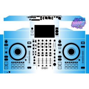 Denon DJ SC Live 4 Gradient Blue Integrated DJ System Skin