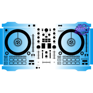 Mixtrack Pro FX Gradient Blue DJ Controller Skin