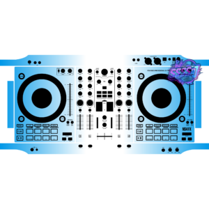 NS4 FX Gradient Blue DJ Controller Skin