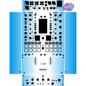 Seventy-Two MKII Gradient Blue DJ Mixer Skin
