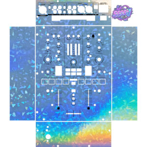 Scratch Glossy Laser Diamond DJ Mixer Skin