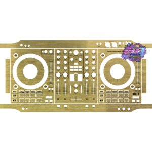NS4 FX Brushed Gold Gloss DJ Controller Skin