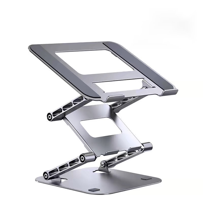 Premium carbon steel laptop stand for DJ setups color view 4