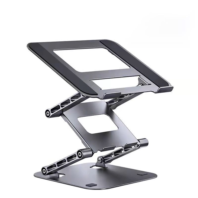 Premium carbon steel laptop stand for DJ setups color view 5