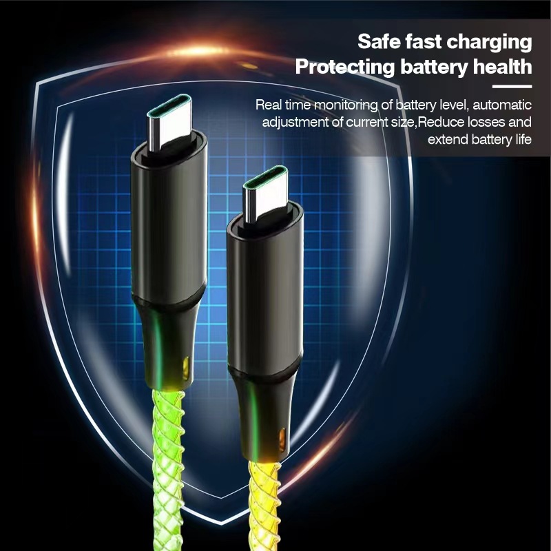 RGB breathing light gradient USB cable for DJ gear detail view 9