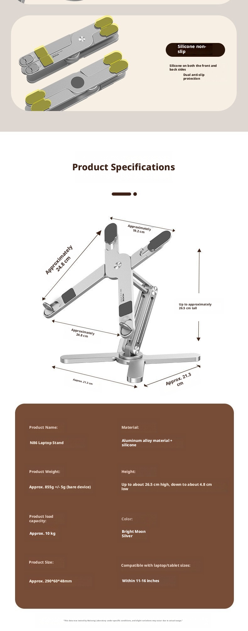 X-Style Laptop Stand for DJ Setups