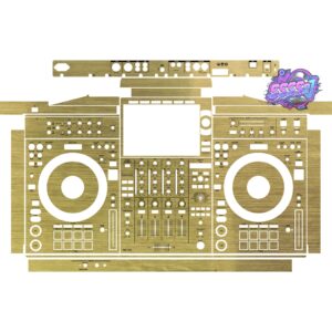 XDJ-AZ Brushed Gold Gloss Integrated DJ System Skin