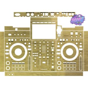 XDJ-RX3 Brushed Gold Gloss Integrated DJ System Skin