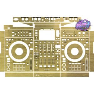 XDJ-XZ Brushed Gold Gloss Integrated DJ System Skin