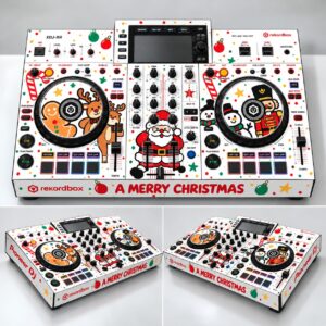 Christmas All-in-One DJ Skin - Festive Print for XDJ, Denon and OPUS-QUAD