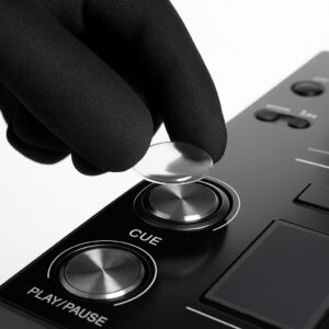 CUE / PLAY/PAUSE Button Protectors - Transparent