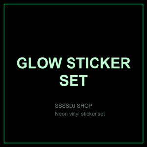 Glow Sticker Set - neon vinyl stickers