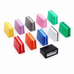 Pioneer Mixer Fader Cap - 20 x 9 x 15 mm, 1 x 4 mm Slot (4 Pack)