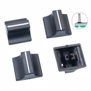 Pioneer Tempo Slider Cap - 20 x 18 x 11.6 mm, 4 x 7 mm Slot (4 Pack)